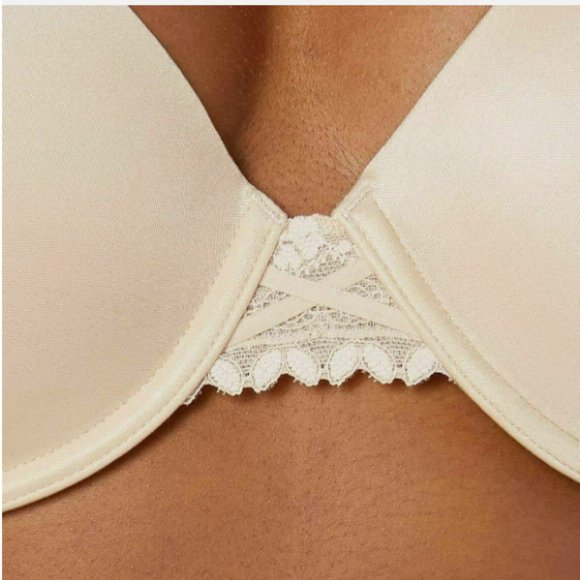 MAIDENFORM DreamWire No-Poke Push-Up Bra Convertible DM0066 Size 32C - Nude NWT - Picture 4 of 8